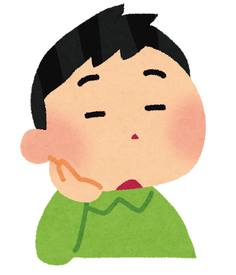姿勢が悪くぼーっとしている子どものイラスト｜鹿児島のまどか整体院